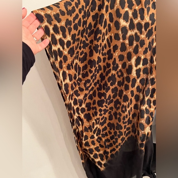 JUST BE women leopard print cardigan /one size - Picture 5 of 7